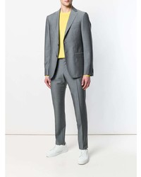 Мужской желтый свитер с круглым вырезом от Cruciani