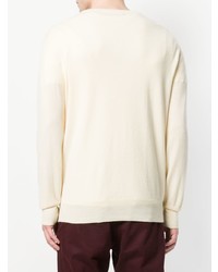 Мужской желтый свитер с круглым вырезом от N.Peal