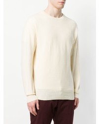 Мужской желтый свитер с круглым вырезом от N.Peal