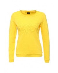 Женский желтый свитер с круглым вырезом от Sela