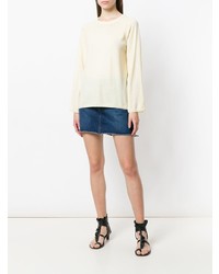 Женский желтый свитер с круглым вырезом от Vanessa Seward