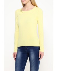 Женский желтый свитер с круглым вырезом от Zarina