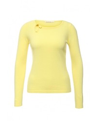 Женский желтый свитер с круглым вырезом от Zarina