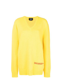 Желтый свободный свитер от Calvin Klein 205W39nyc