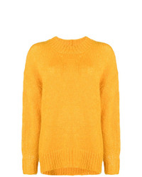 Желтый свободный свитер от Isabel Marant