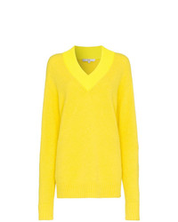 Желтый свободный свитер от Tibi