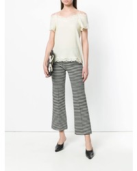 Желтый топ с открытыми плечами от Max & Moi