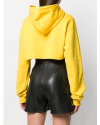 Женский желтый худи с принтом от Chiara Ferragni