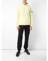 Мужской желтый худи от Stone Island