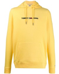 Мужской желтый худи от Tommy Jeans