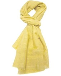 Женский желтый шарф от Denis Colomb