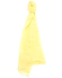 Женский желтый шарф