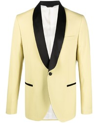 Мужской желтый шерстяной пиджак от Manuel Ritz