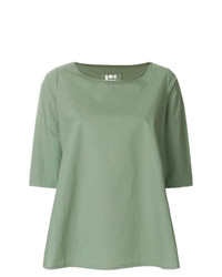 Зеленая блуза с коротким рукавом от Labo Art