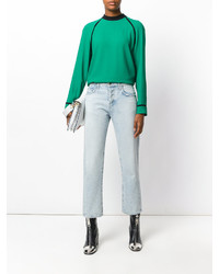 Зеленая блузка от MSGM