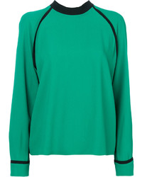 Зеленая блузка от MSGM