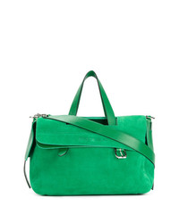 Зеленая большая сумка от JW Anderson