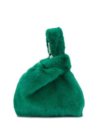 Зеленая большая сумка от Simonetta Ravizza