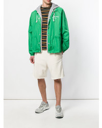 Мужская зеленая ветровка от Maison Margiela