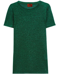 Зеленая вязаная блузка от Missoni