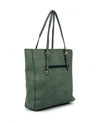 Зеленая замшевая большая сумка от Marc Johnson