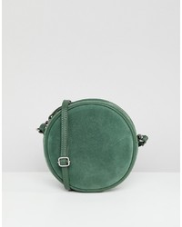 Зеленая замшевая сумка через плечо от DEPP