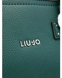 Зеленая кожаная большая сумка от Liu Jo
