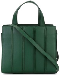 Зеленая кожаная большая сумка от Max Mara