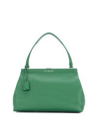 Зеленая кожаная большая сумка от Myriam Schaefer