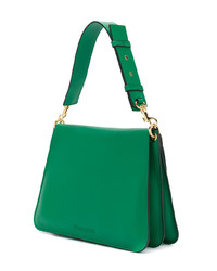 Зеленая кожаная сумка-саквояж от JW Anderson