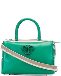 Зеленая кожаная сумка через плечо от Emilio Pucci