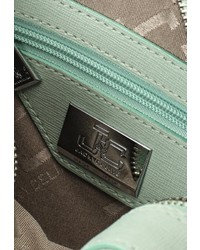 Зеленая кожаная сумка через плечо от Jacky&amp;Celine
