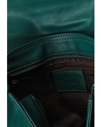Зеленая кожаная сумка через плечо от Jane's Story