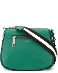 Зеленая кожаная сумка через плечо от Marc Jacobs