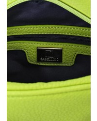 Зеленая кожаная сумка через плечо от Sabellino