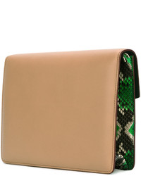 Женская зеленая кожаная сумка от Dolce & Gabbana