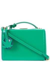 Женская зеленая кожаная сумка от MARK CROSS