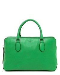 Зеленая кожаная сумочка
