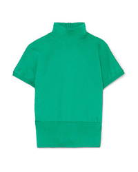 Женская зеленая кофта с коротким рукавом от Dolce & Gabbana