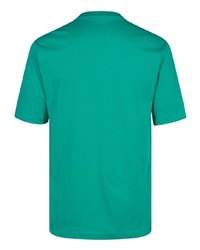 Мужская зеленая кружевная футболка с круглым вырезом от Palace