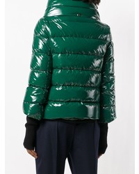 Женская зеленая куртка-пуховик от Herno