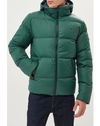 Мужская зеленая куртка-пуховик от Tommy Jeans