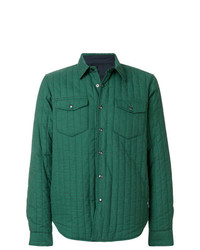 Мужская зеленая куртка-рубашка от Aspesi