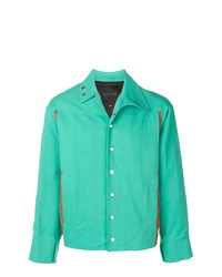 Мужская зеленая куртка-рубашка от Mackintosh 0004