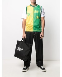 Мужская зеленая майка с принтом от Palm Angels