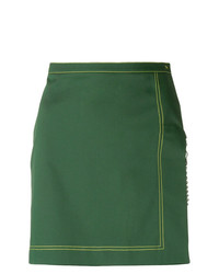 Зеленая мини-юбка от Brognano