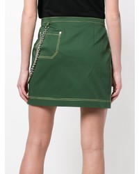 Зеленая мини-юбка от Brognano