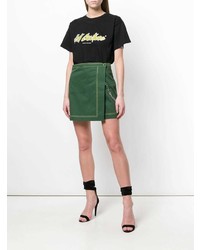 Зеленая мини-юбка от Brognano