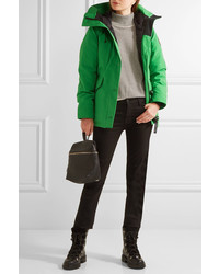 Женская зеленая парка от Canada Goose