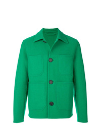 Зеленая полевая куртка от AMI Alexandre Mattiussi